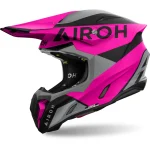 Airoh Twist 3 King MX Helmet Black/Grey/Pink