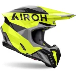 Airoh Twist 3 King MX Helmet Black/Grey/Yellow
