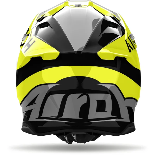 Airoh Twist 3 King MX Helmet Black/Grey/Yellow