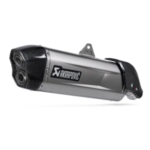 Akrapovic S-A6SO1-HGJT Exhaust System Slip-On Line (Titanium) for Aprilia Tuareg 660 22-23