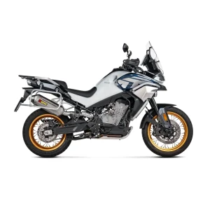 Akrapovic S-CF8SO4-HFTT Slip-On Line Muffler for CFMOTO 800MT 2025-, Motoee.com