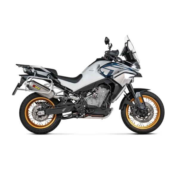 Akrapovic S-CF8SO4-HFTT Slip-On Line Muffler for CFMOTO 800MT 2025-