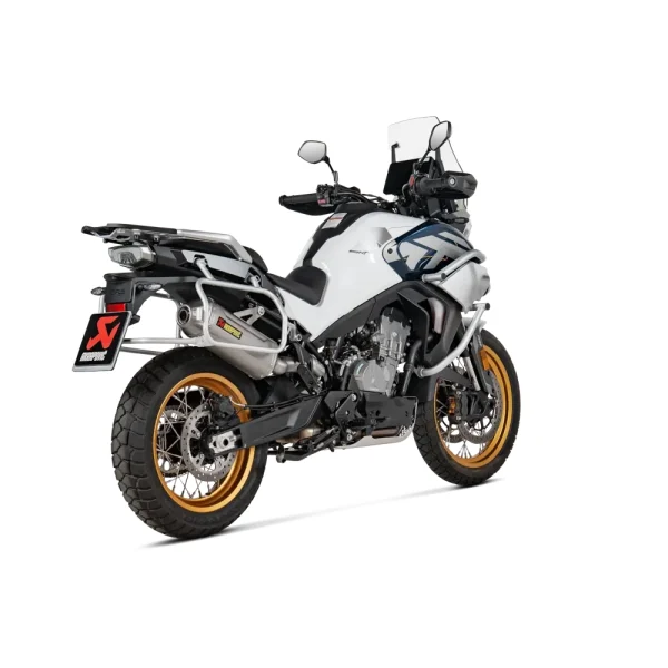 Akrapovic S-CF8SO4-HFTT Slip-On Line Muffler for CFMOTO 800MT 2025-