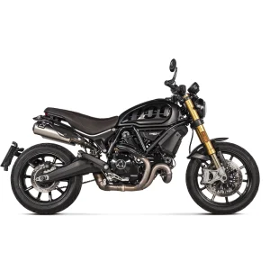 Akrapovic S-D11SO13-HBFGT Slip-On Line (Titanium) EC & ECE Ducati Scrambler 1100 21, Motoee.com
