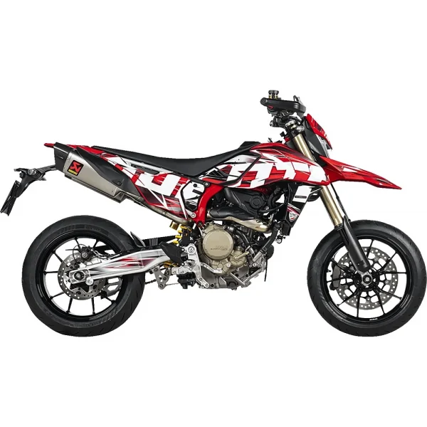 Akrapovic S-D6SO2-HAPLT Slip-On Line (Titanium) for Ducati Hypermotard 698 Mono/RVE 24-