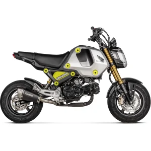 Akrapovic S-H125SO4-ASZTBL Slip-On Line (Titanium) Honda MSX125/Grom 21, Motoee.com