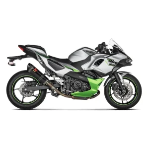 Akrapovic S-K4SO10-APC Slip-On Line (Carbon) for Kawasaki Ninja 7/Z7 Hybrid 24-, Motoee.com