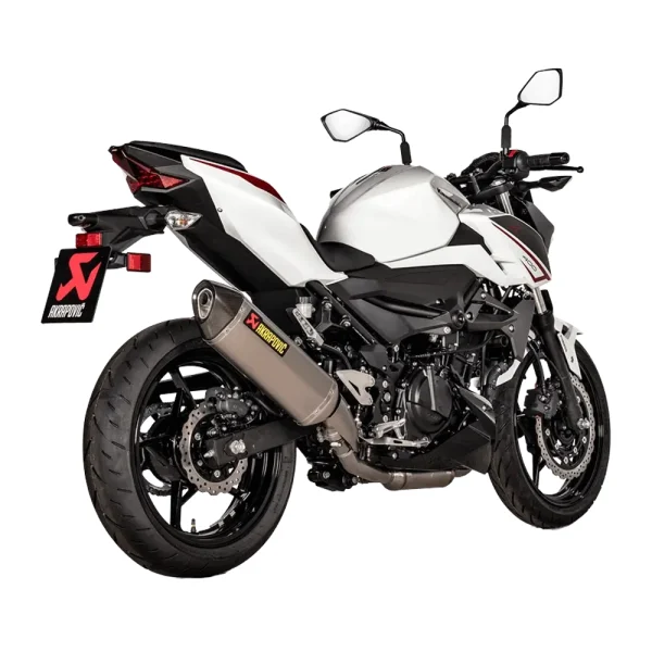 Akrapovic S-K4SO7-HRT Exhaust System Slip-On Line (Titanium) for Kawasaki Ninja 400 18-23