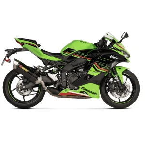 Akrapovic S-K4SO8-HRC Slip-On Line (Carbon) for Kawasaki Ninja ZX-4R 23-, Motoee.com