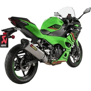 Akrapovic S-K5SO1-HRT Slip-On Line (Titanium) for Kawasaki Ninja 500/Z500 24-, Motoee.com