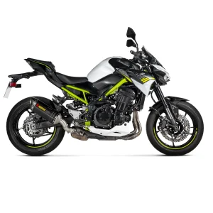 Akrapovic S-K9SO10-HZC Exhaust System Slip-On Line (Carbon) for Kawasaki Z900 17-19, Motoee.com