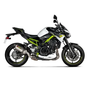 Akrapovic S-K9SO10-HZT Slip-On Line (Titanium) for Kawasaki Z900 17-19, Motoee.com