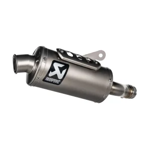 Akrapovic S-T4SO1-HDT Slip-On Line Muffler for Triumph Scrambler 400 X/Speed 400 2023-