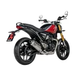 Akrapovic S-T4SO1-HDT Slip-On Line Muffler for Triumph Scrambler 400 X/Speed 400 2023-