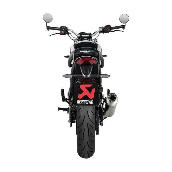 Akrapovic S-T4SO1-HDT Slip-On Line Muffler for Triumph Scrambler 400 X/Speed 400 2023-