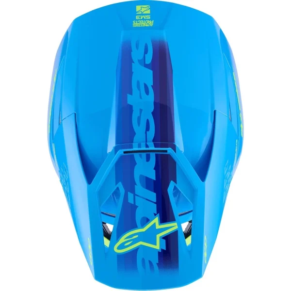 Alpinestars S-M3 Force MX Helmet Blue/Green