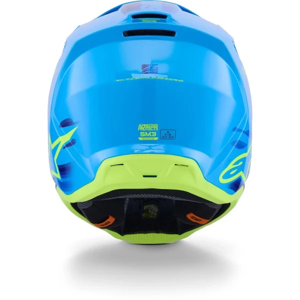 Alpinestars S-M3 Force MX Helmet Blue/Green