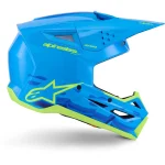 Alpinestars S-M3 Force MX Helmet Blue/Green
