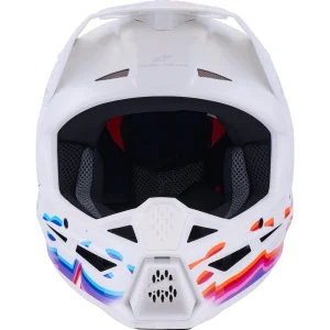 Alpinestars S-M3 Force MX Helmet White, Motoee.com