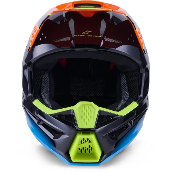 Alpinestars S-M3 Fray MX Helmet Black/Blue/Orange