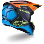 Alpinestars S-M3 Fray MX Helmet Black/Blue/Orange