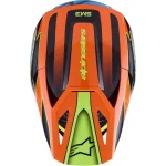 Alpinestars S-M3 Fray MX Helmet Black/Blue/Orange