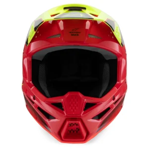 Alpinestars S-M3 Fray MX Helmet Red/Yellow, Motoee.com