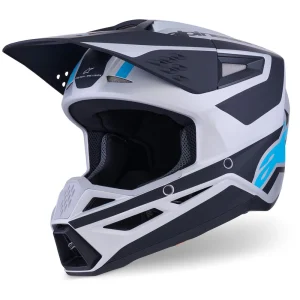 Alpinestars S-M3 Heat MX Helmet Black/Matte Silver