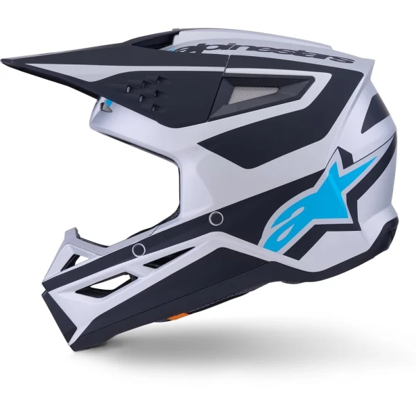 Alpinestars S-M3 Heat MX Helmet Black/Matte Silver