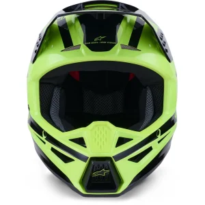 Alpinestars S-M3 Heat MX Helmet Yellow/Black, Motoee.com