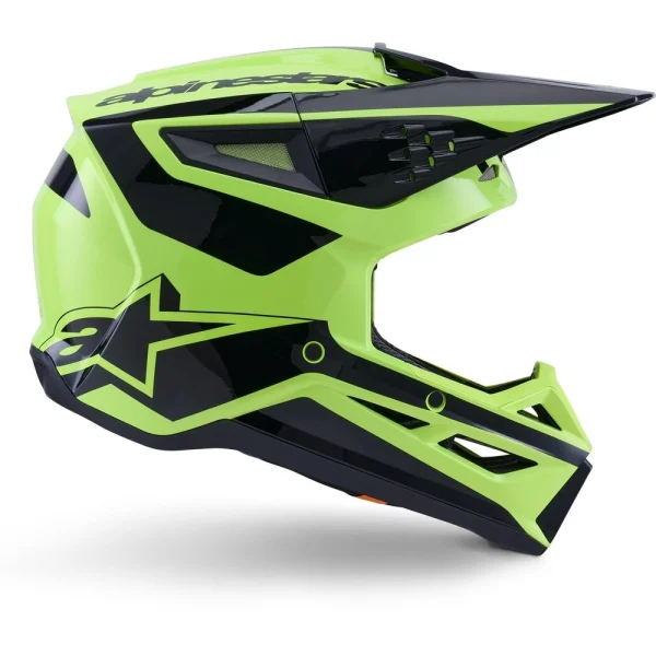 Alpinestars S-M3 Heat MX Helmet Yellow/Black