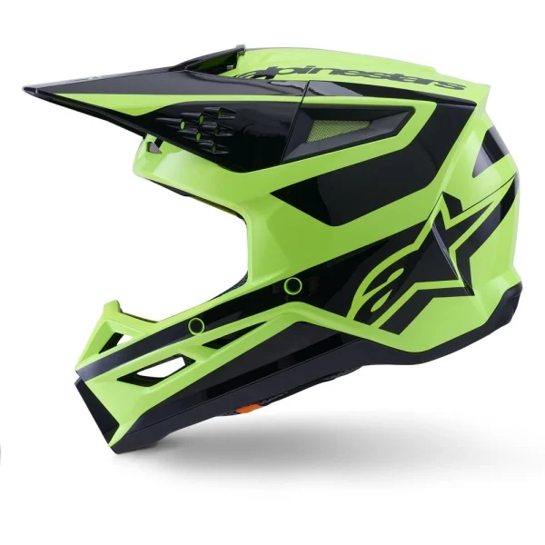 Alpinestars S-M3 Heat MX Helmet Yellow/Black