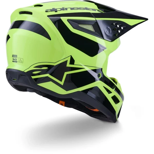Alpinestars S-M3 Heat MX Helmet Yellow/Black