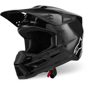 Alpinestars S-M3 MX Helmet Black, Motoee.com