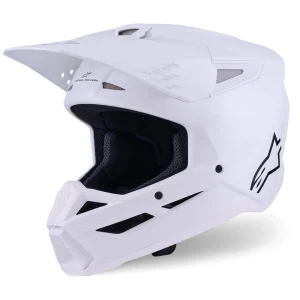 Alpinestars S-M3 MX Helmet White