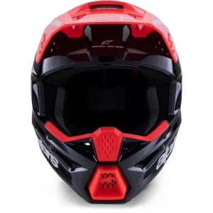 Alpinestars S-M3 Radium MX Helmet Black/Red, Motoee.com