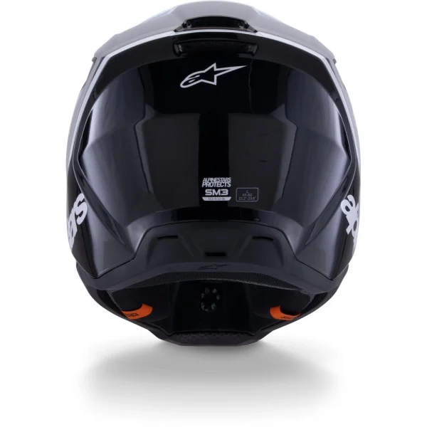 Alpinestars S-M3 Radium MX Helmet Black/White/Grey