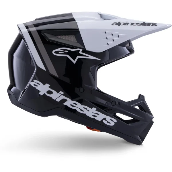 Alpinestars S-M3 Radium MX Helmet Black/White/Grey