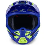 Alpinestars S-M7 Deed MX Helmet Blue/Yellow