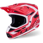 Alpinestars S-M7 Deed MX Helmet Red/Black