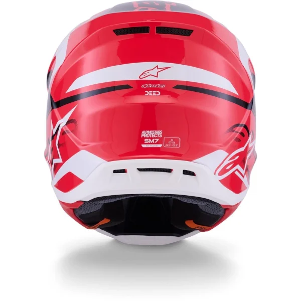 Alpinestars S-M7 Deed MX Helmet Red/Black