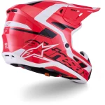 Alpinestars S-M7 Deed MX Helmet Red/Black