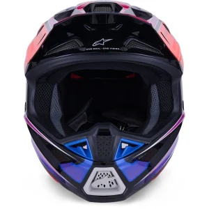 Alpinestars S-M7 Fuse MX Helmet Blue/Purple, Motoee.com