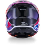 Alpinestars S-M7 Fuse MX Helmet Blue/Purple