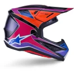 Alpinestars S-M7 Fuse MX Helmet Blue/Purple