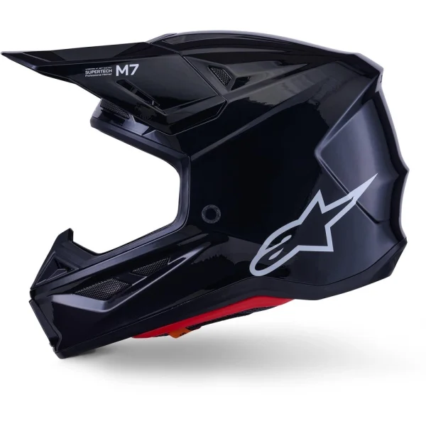 Alpinestars S-M7 MX Helmet Black