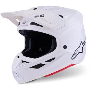 Alpinestars S-M7 MX Helmet White