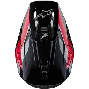 Alpinestars SM5 Honda MX Helmet Black/Red, Motoee.com