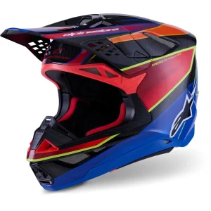 Alpinestars Supertech S-M10 Era 2025 MX Helmet Blue/Red