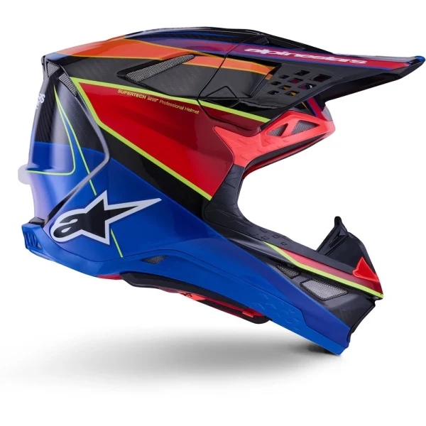 Alpinestars Supertech S-M10 Era 2025 MX Helmet Blue/Red